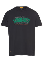 T-Shirt aus Baumwolle - 48-Dark Navy - Blau