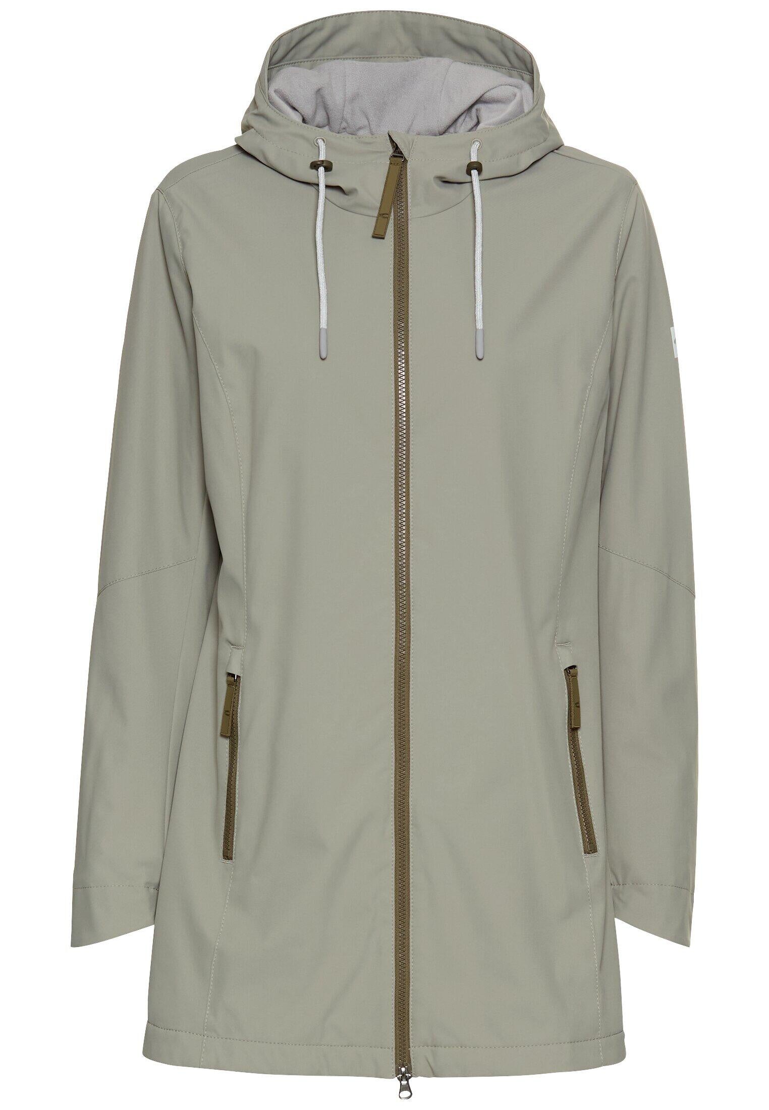 Funktionsjacke aus leichtem Softshell - 40-Misty Sage - Grün