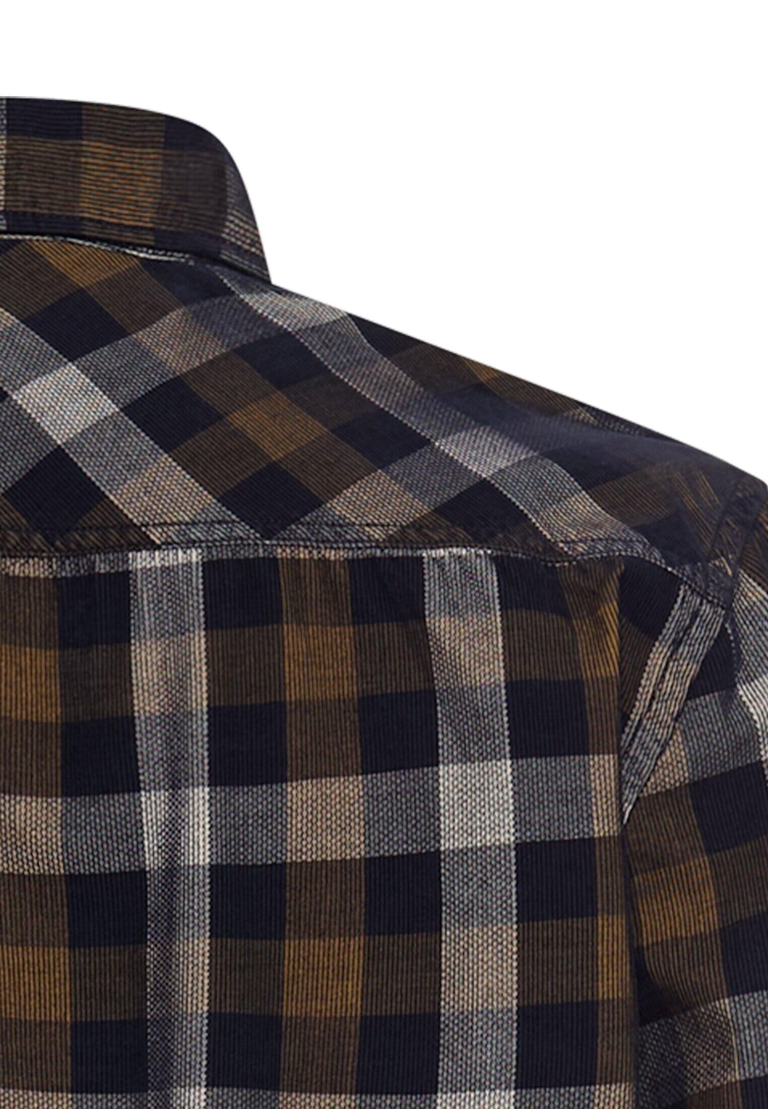 Freizeithemd Regular Fit - 27-Dark Brown - Braun