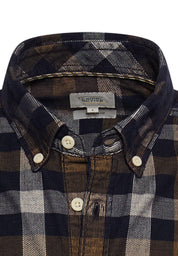 Freizeithemd Regular Fit - 27-Dark Brown - Braun