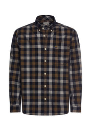 Freizeithemd Regular Fit - 27-Dark Brown - Braun