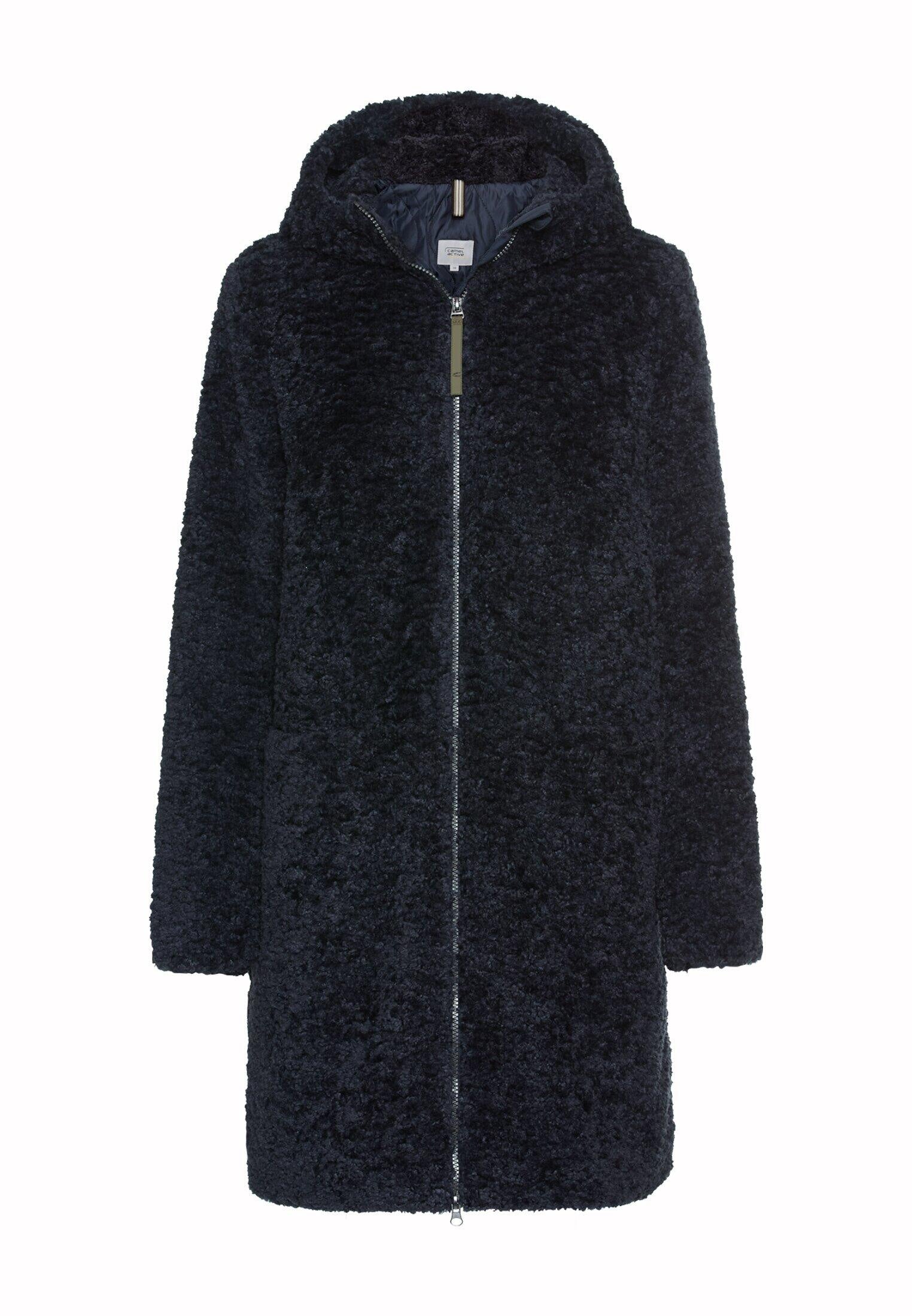 Teddy-Mantel - 43-Navy - Blau