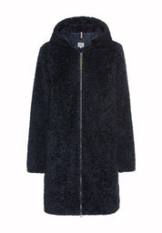 Teddy-Mantel - 43-Navy - Blau