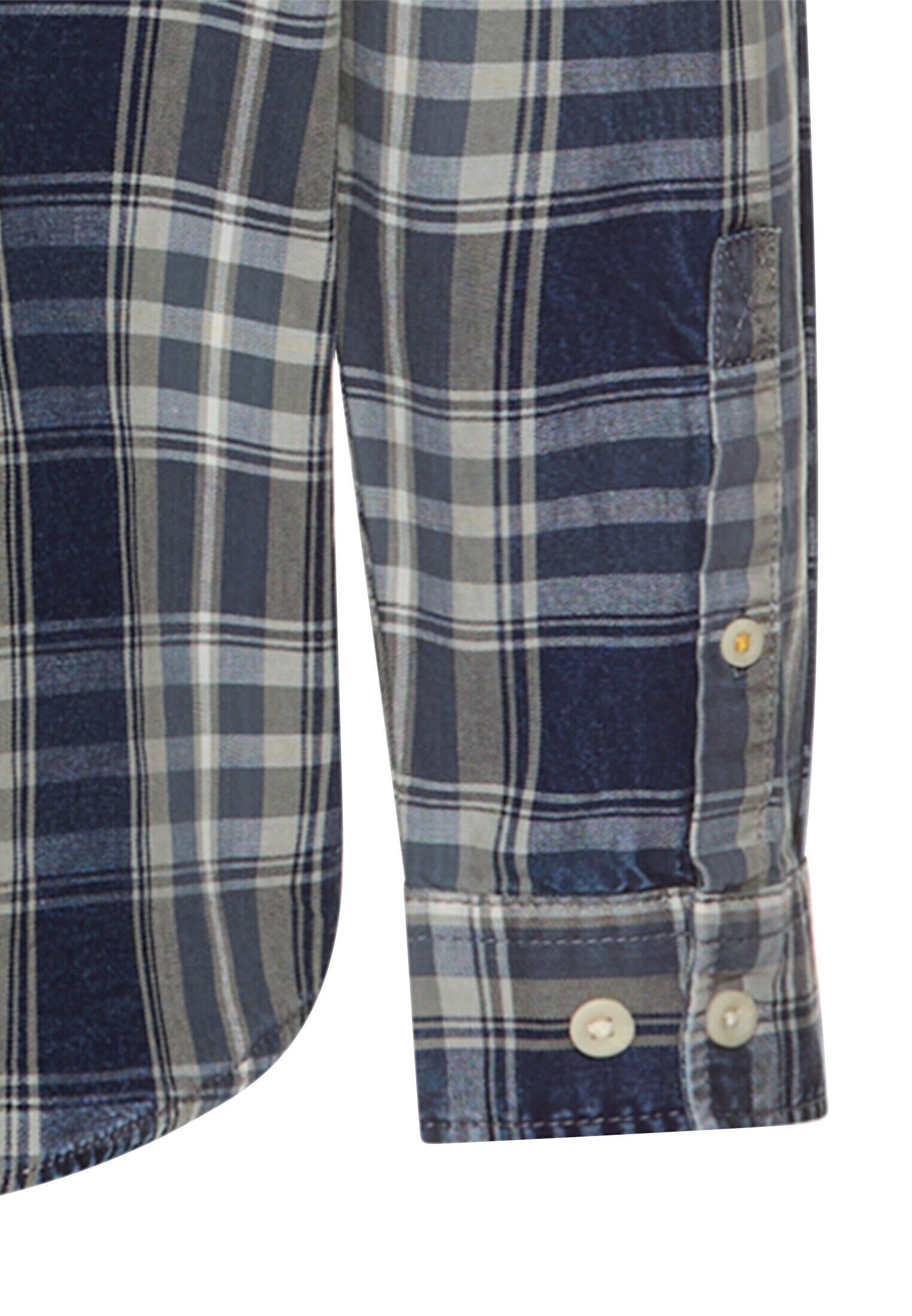 Freizeithemd kariert Regular Fit - 43-Stone Blue - Blau