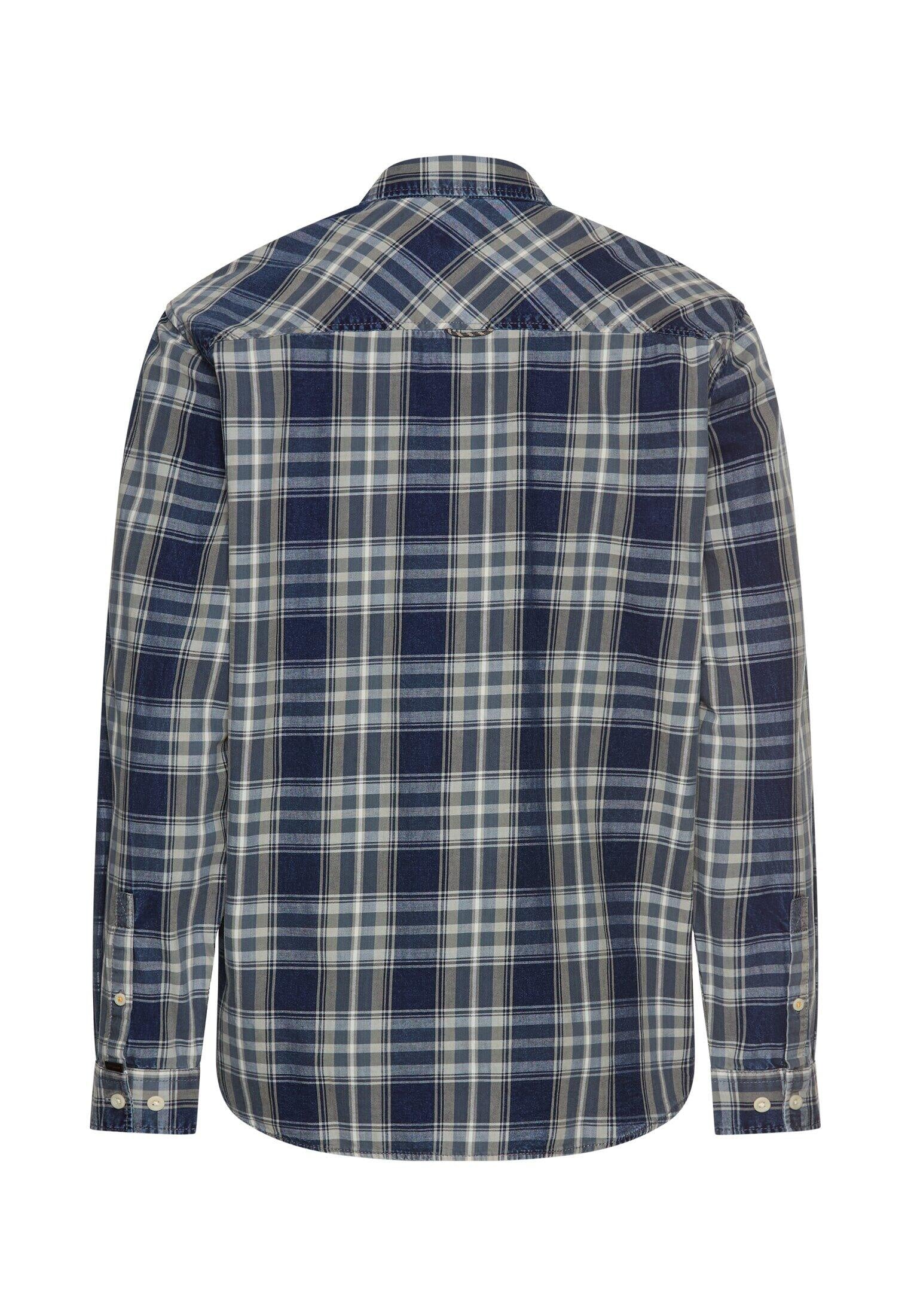 Freizeithemd kariert Regular Fit - 43-Stone Blue - Blau