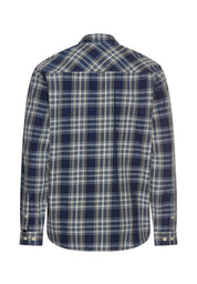 Freizeithemd kariert Regular Fit - 43-Stone Blue - Blau