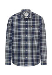 Freizeithemd kariert Regular Fit - 43-Stone Blue - Blau