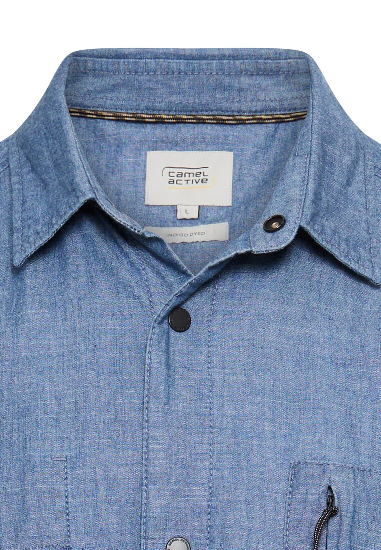 Freizeithemd Regular Fit - 45-Stormy Blue - Blau