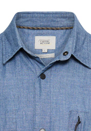 Freizeithemd Regular Fit - 45-Stormy Blue - Blau