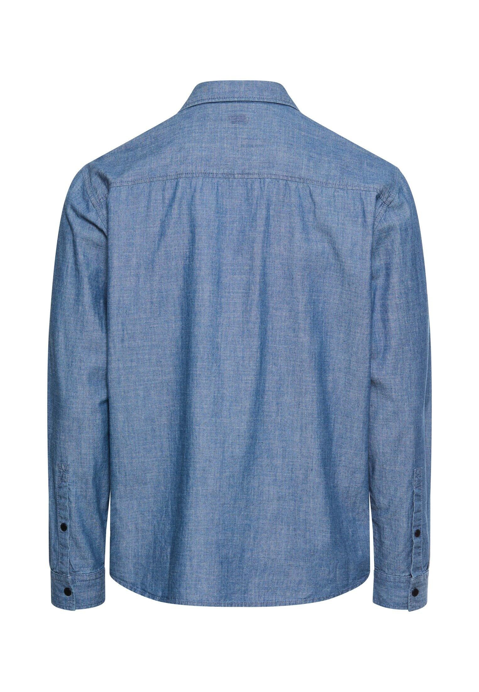 Freizeithemd Regular Fit - 45-Stormy Blue - Blau