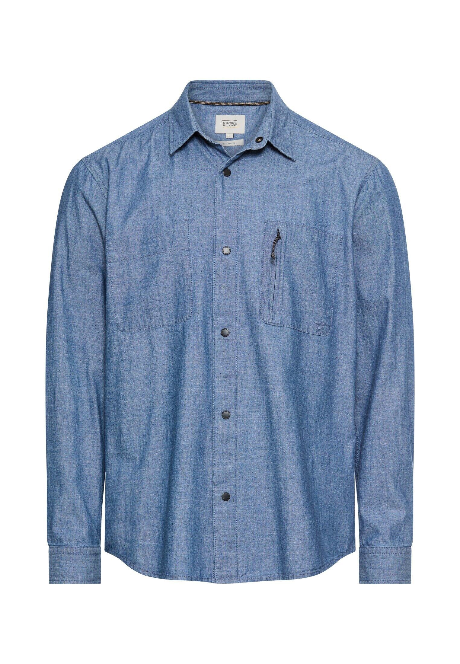 Freizeithemd Regular Fit - 45-Stormy Blue - Blau