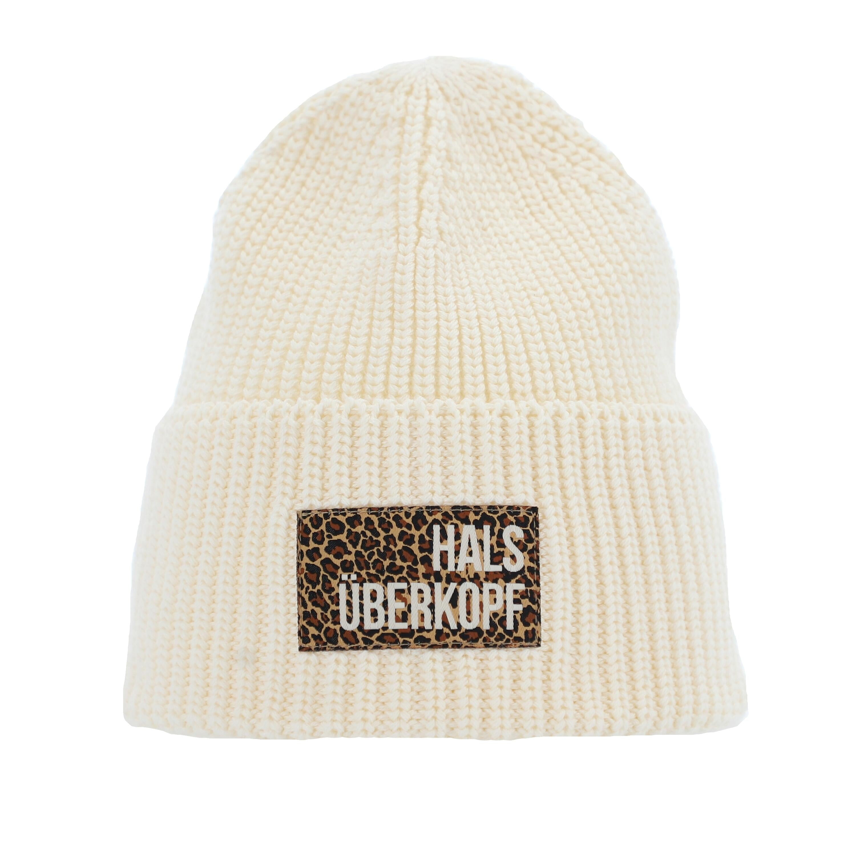 Strickmütze aus Baumwolle - 13 s - Creme