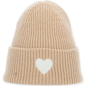 Strickmütze aus Schurwolle - 21 c - Beige