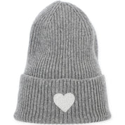 Strickmütze aus Schurwolle - 90 g - Grau