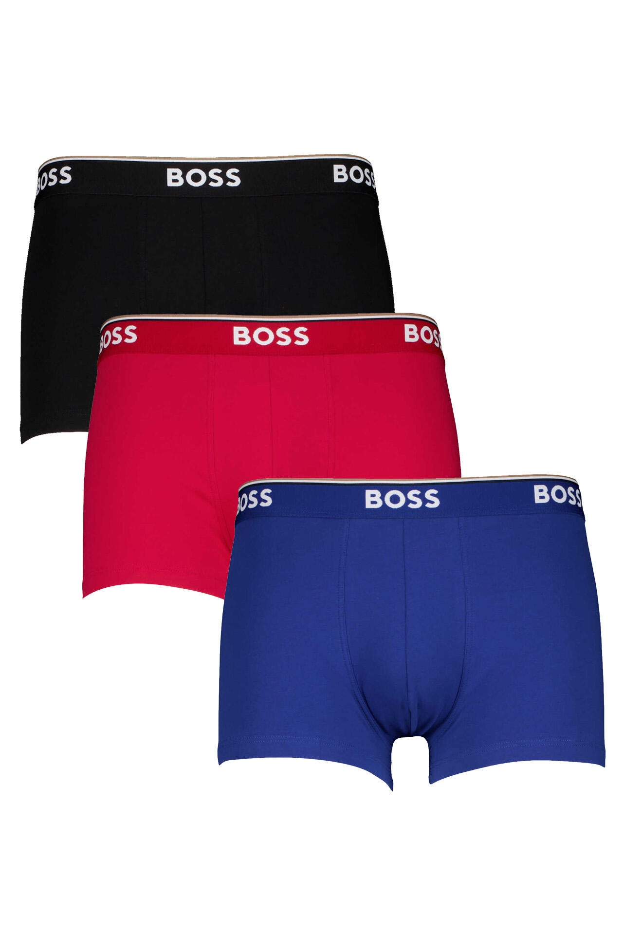 3er Set Boxershorts Trunk - 962-Open Miscellaneous - Rot | Schwarz | Blau