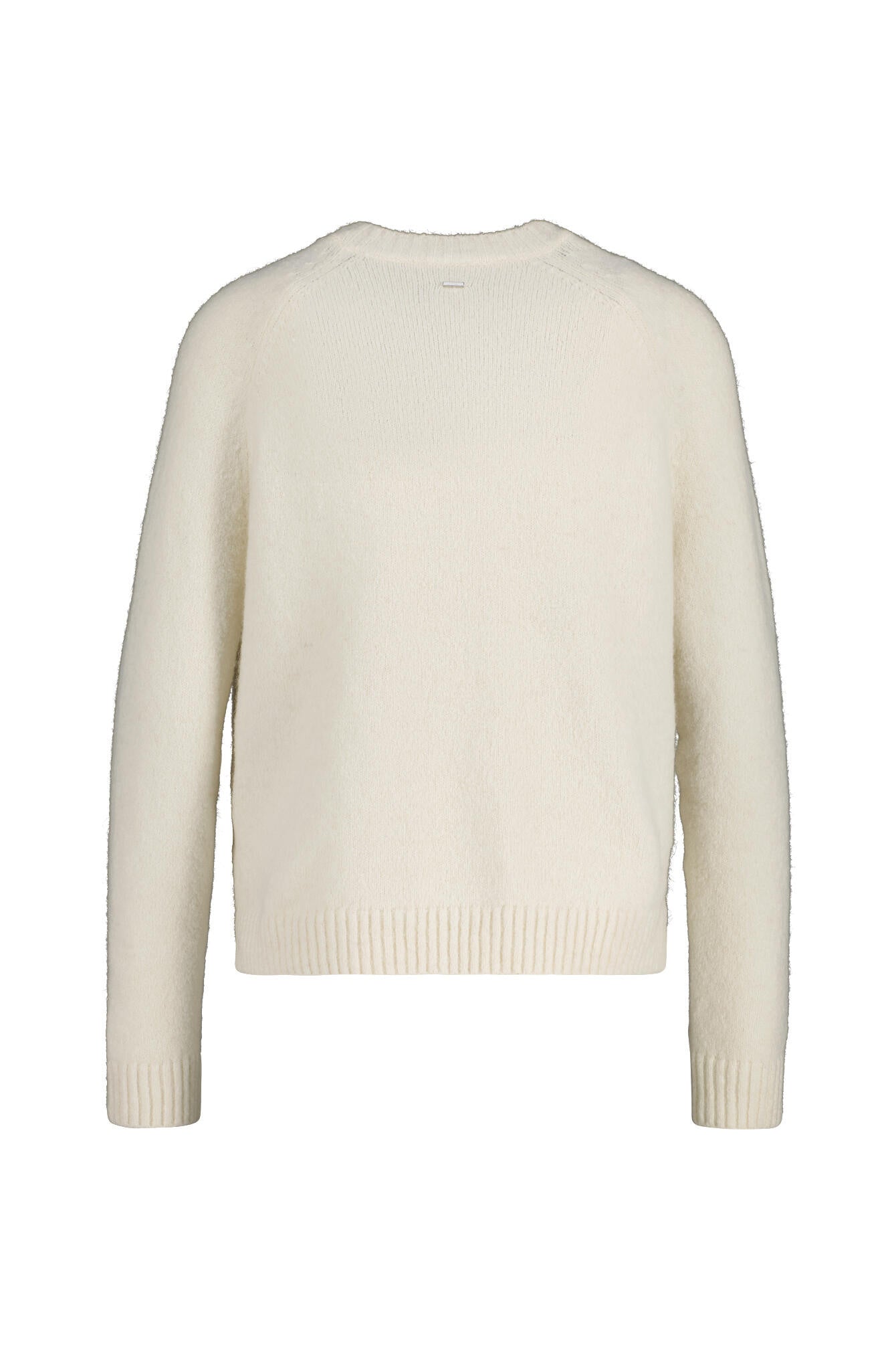 Strickpullover aus Alpakawolle - 118-Open White - Creme