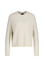 Strickpullover aus Alpakawolle - 118-Open White - Creme