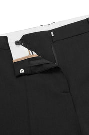Feine Hose Slim Fit - 001-Black - Schwarz