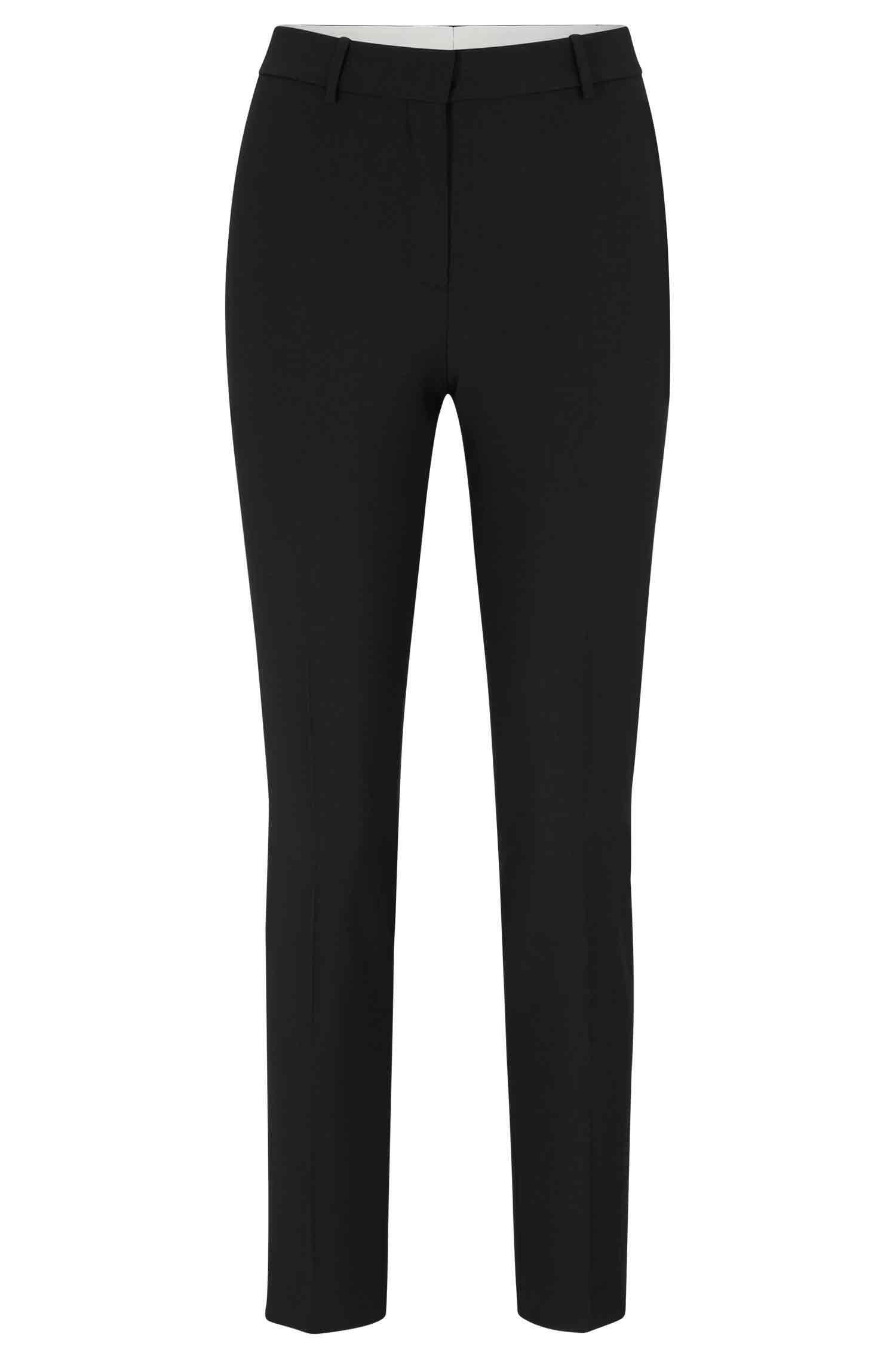 Feine Hose Slim Fit - 001-Black - Schwarz