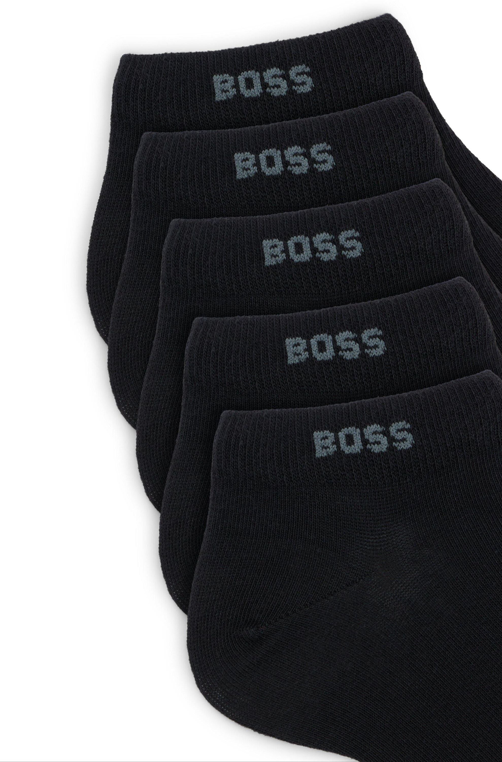 Socken 5er-Pack aus Baumwollmix - 001-Black - Schwarz