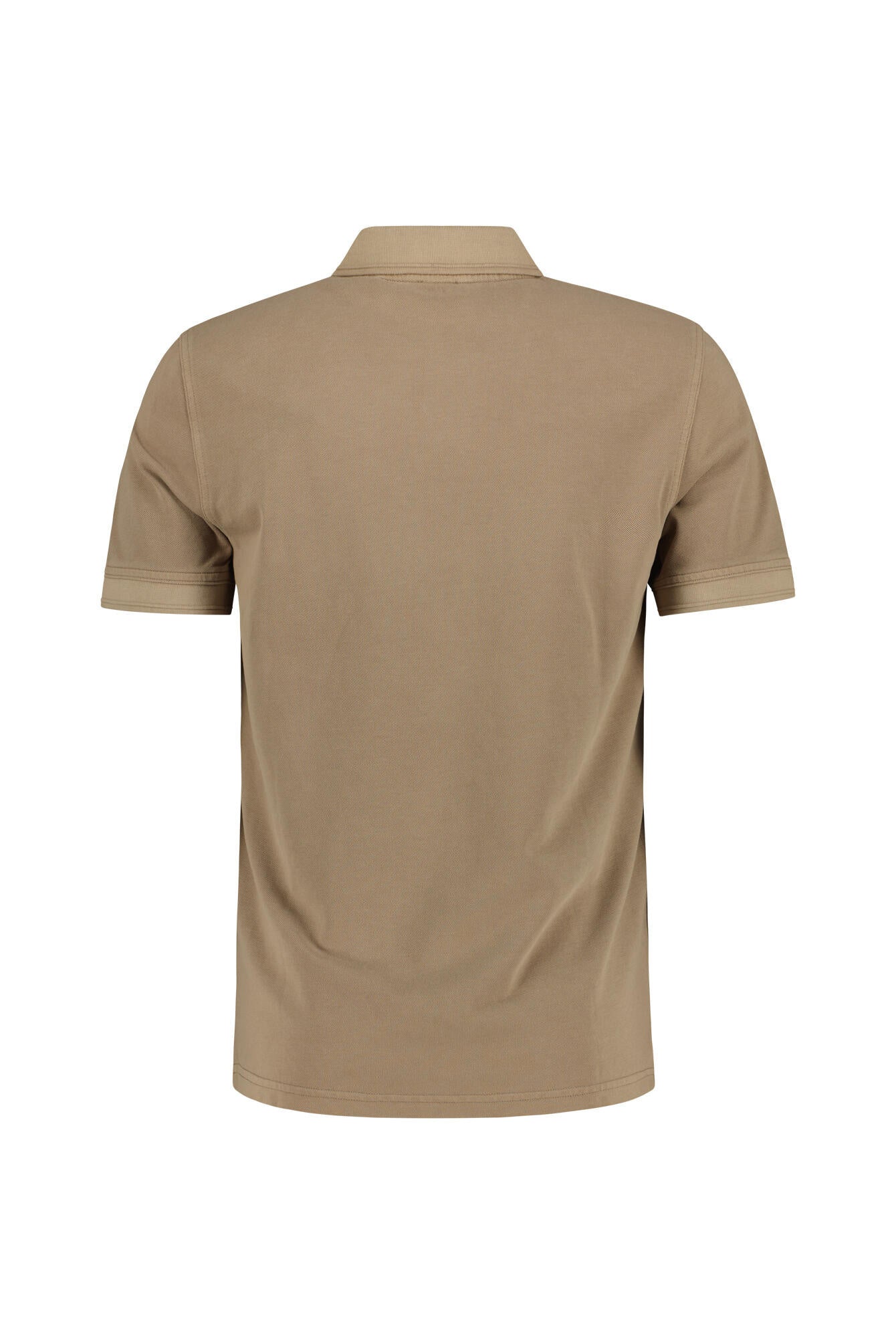 Poloshirt aus Baumwolle - 246-Open Brown - Braun