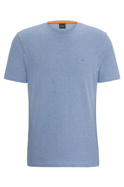 T-Shirt aus Baumwolle - 485-Open Blue - Blau