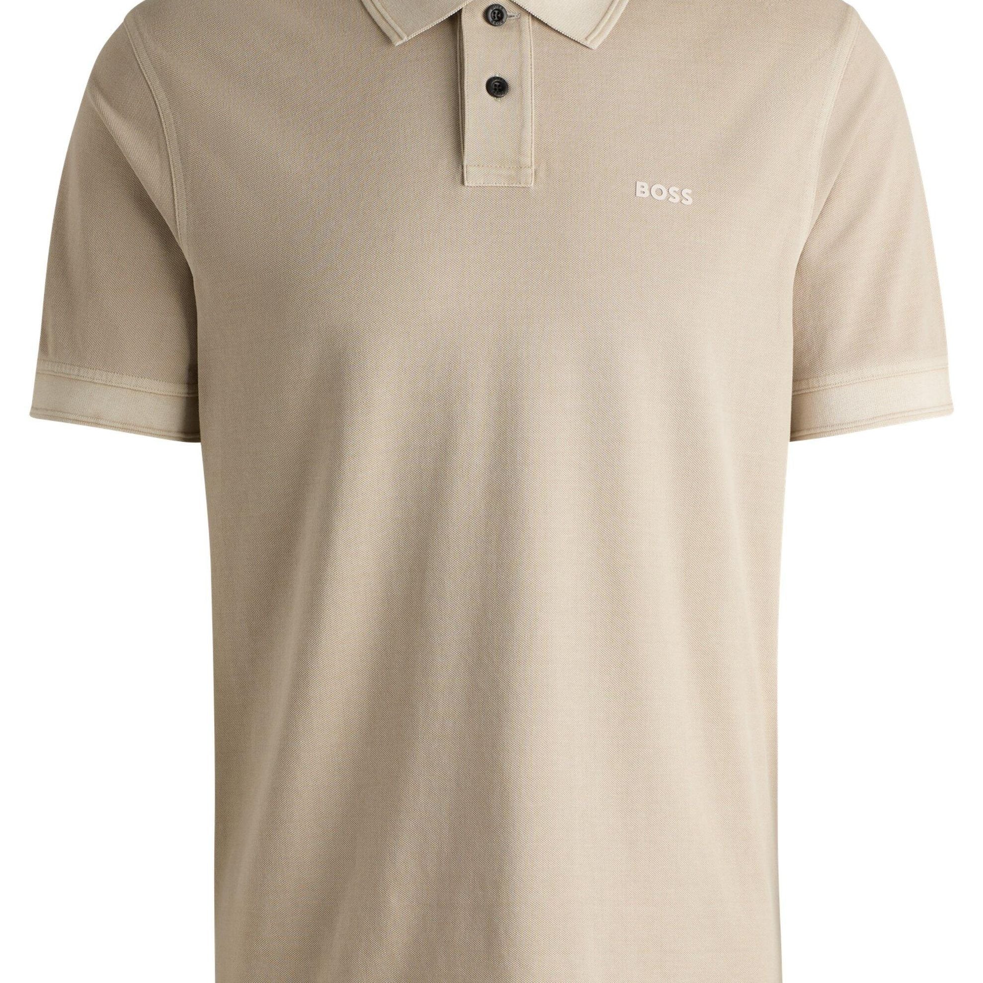Poloshirt aus Baumwolle - 271-Light Beige - Beige