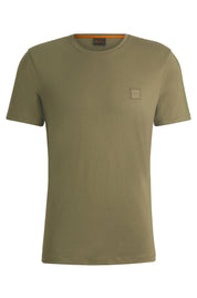 T-Shirt aus Baumwolle - 246-Open Brown - Beige