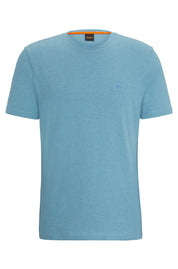 T-Shirt aus Baumwolle - 486-Open Blue - Blau