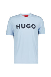 T-Shirt mit Logoprint - 455-Light/Pastel Blue - Blau