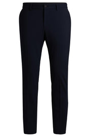 Slim-Fit Hose aus Woll-Mix - 402-Dark Blue - Blau