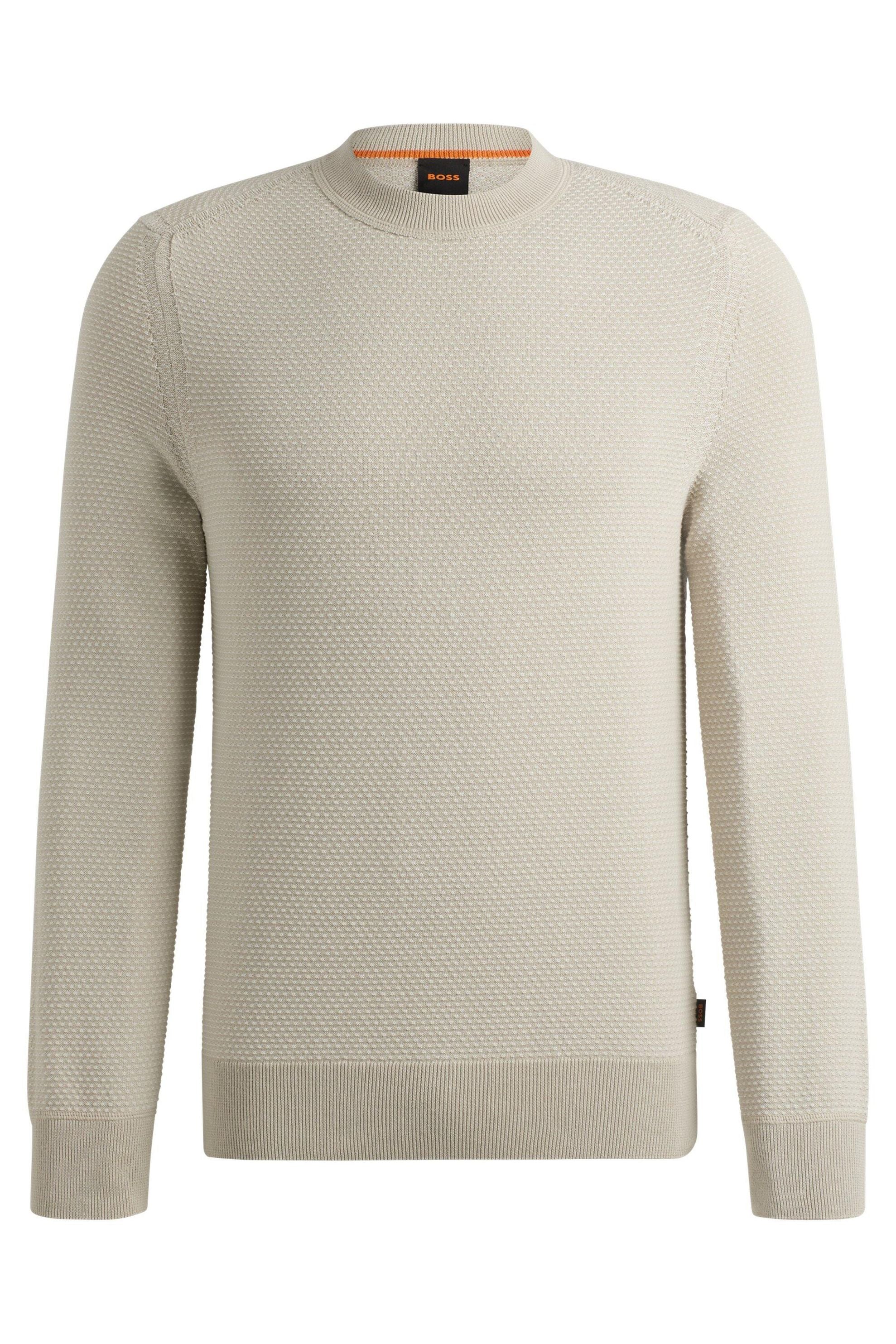 Pullover aus Baumwoll-Mix mit  Struktur - 271-Light Beige - Beige