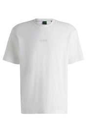 T-Shirt aus Baumwolle - 100-White - Weiß