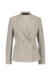 Blazer aus Wollmix - 099-Open Grey - Braun