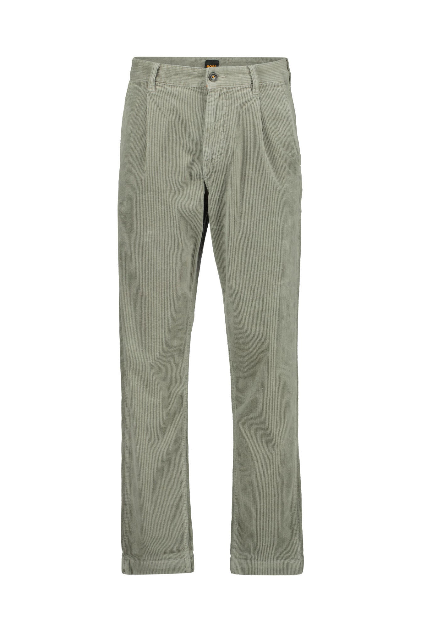 Cordhose Relaxed Fit - 076-Open Grey - Grün