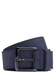 Gürtel Ronnie aus Rindsleder - 401-Dark Blue - Blau