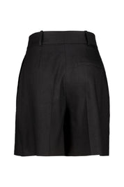Shorts aus Leinen - 001-Black - Schwarz