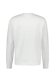Sweatshirt aus Baumwolle - 100-White - Weiß