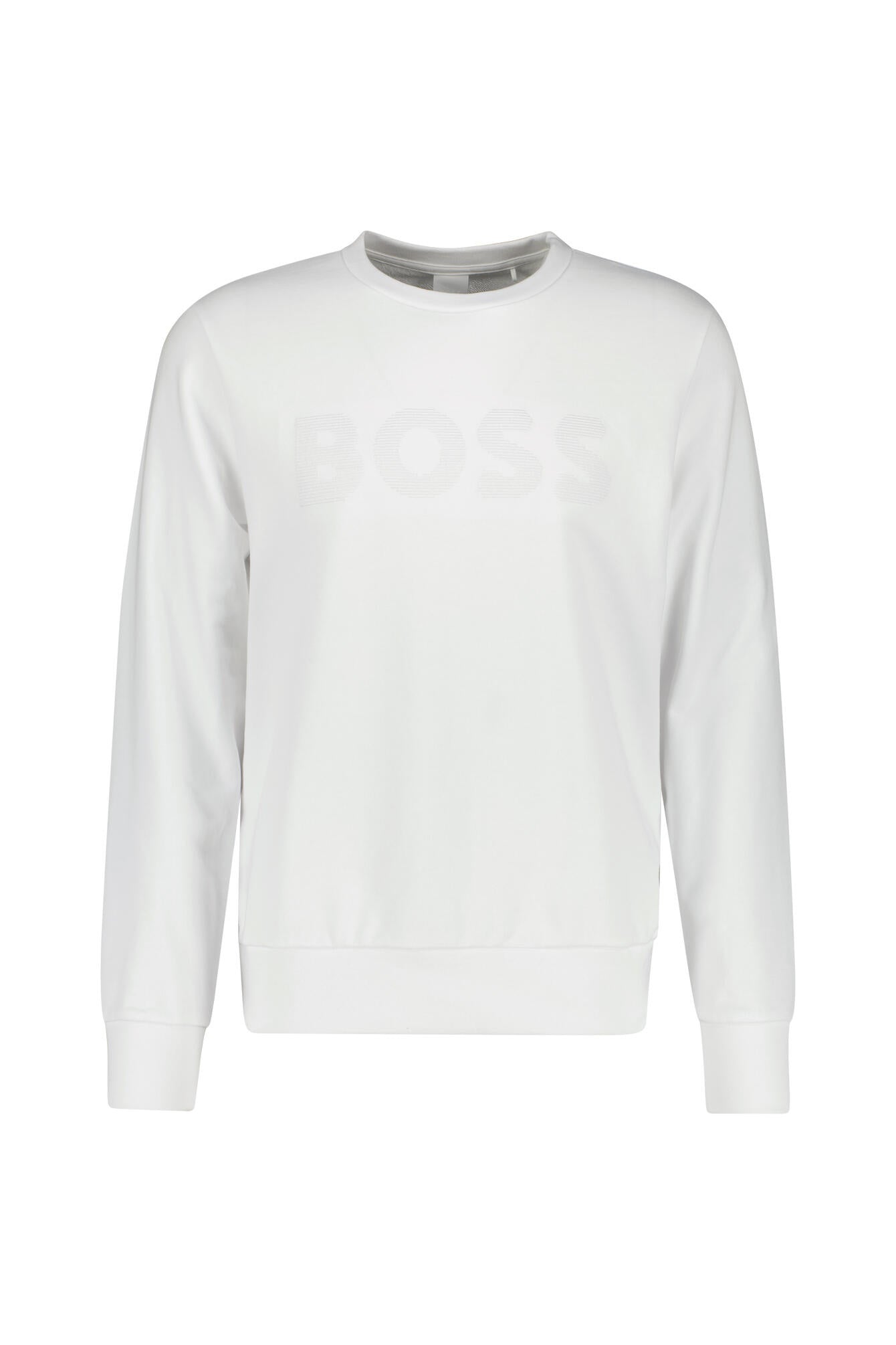 Sweatshirt aus Baumwolle - 100-White - Weiß