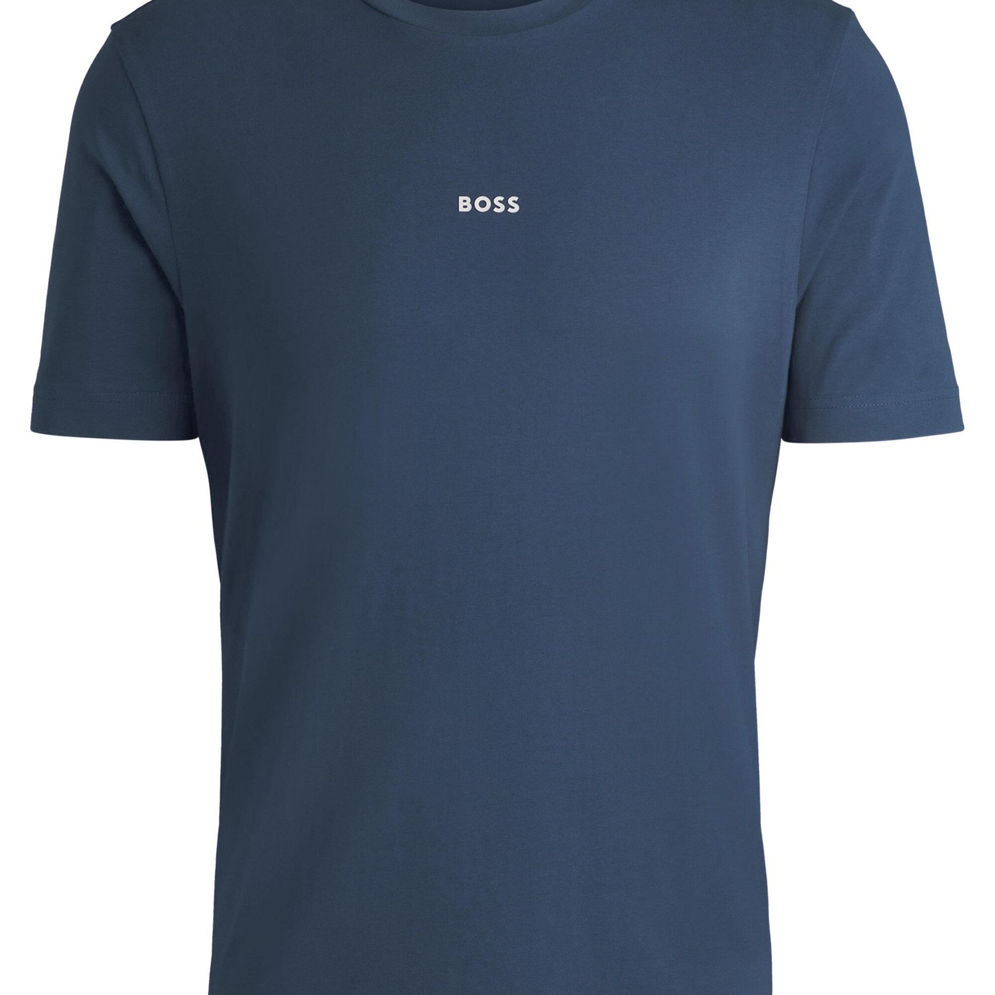 T-Shirt aus Baumwolle - 466-Open Blue - Blau