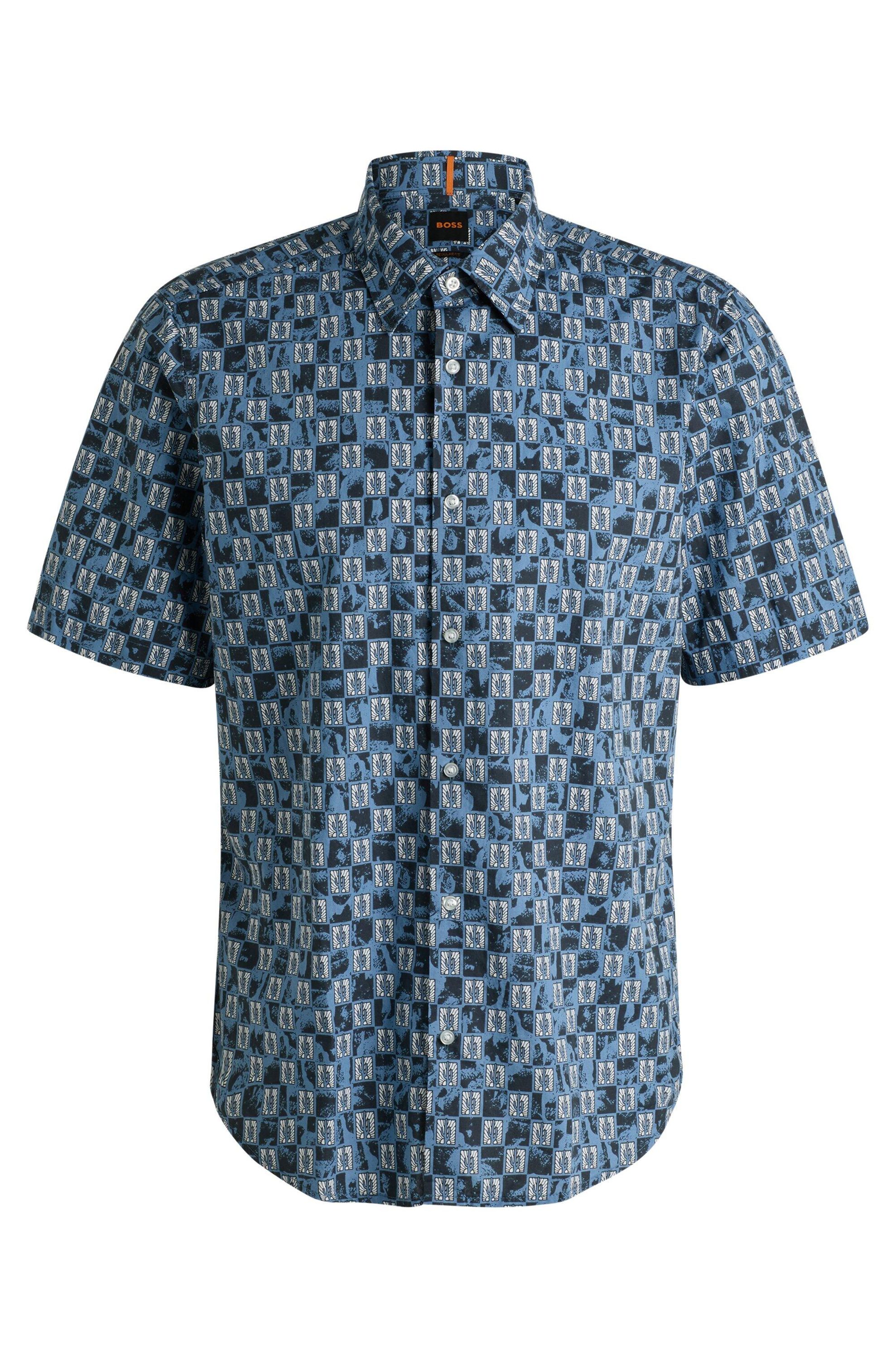 Freizeithemd Regular Fit - 463-Open Blue - Blau