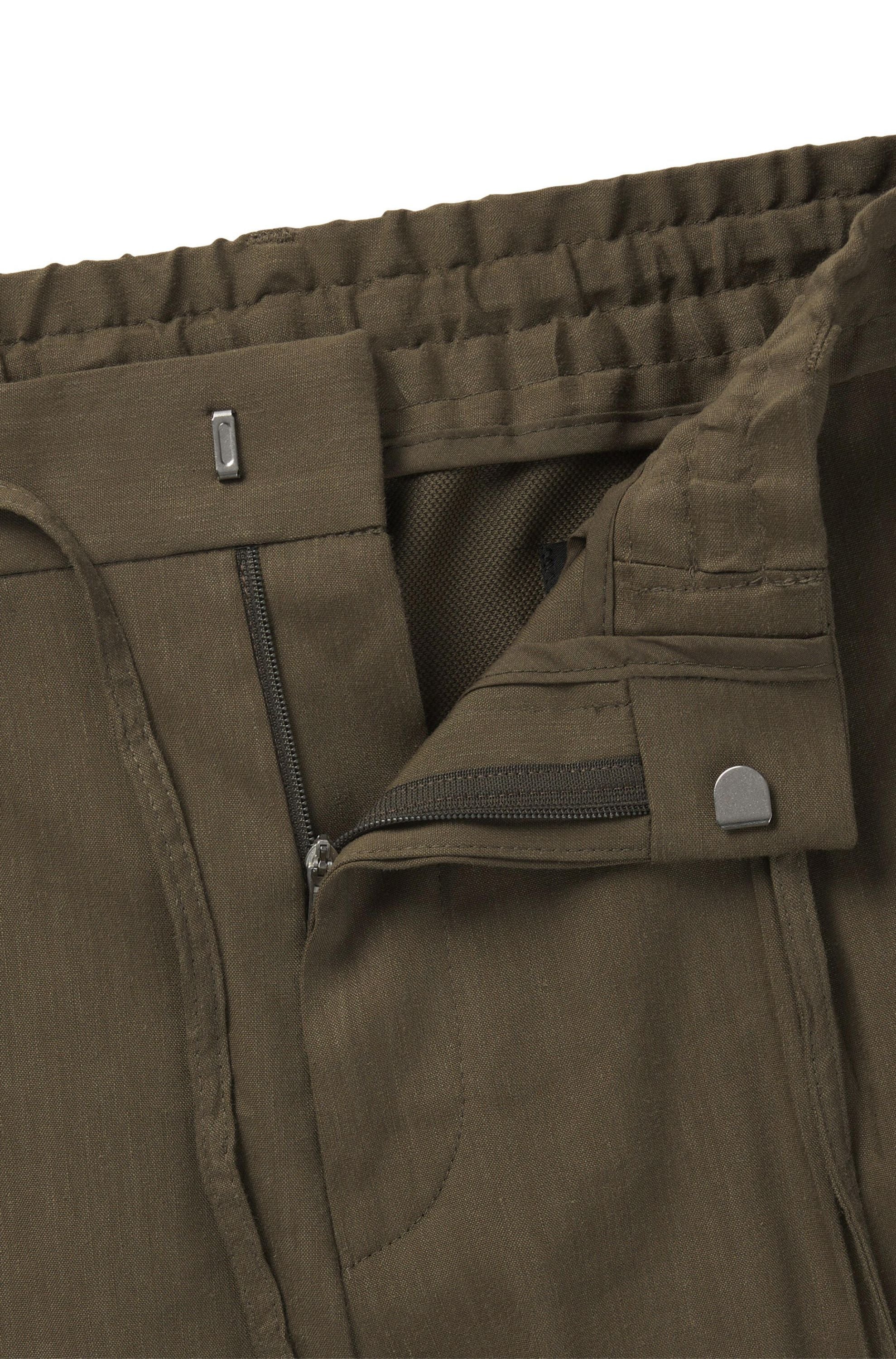 Hose PERIN Tapered Fit - 302-Dark Green - Braun