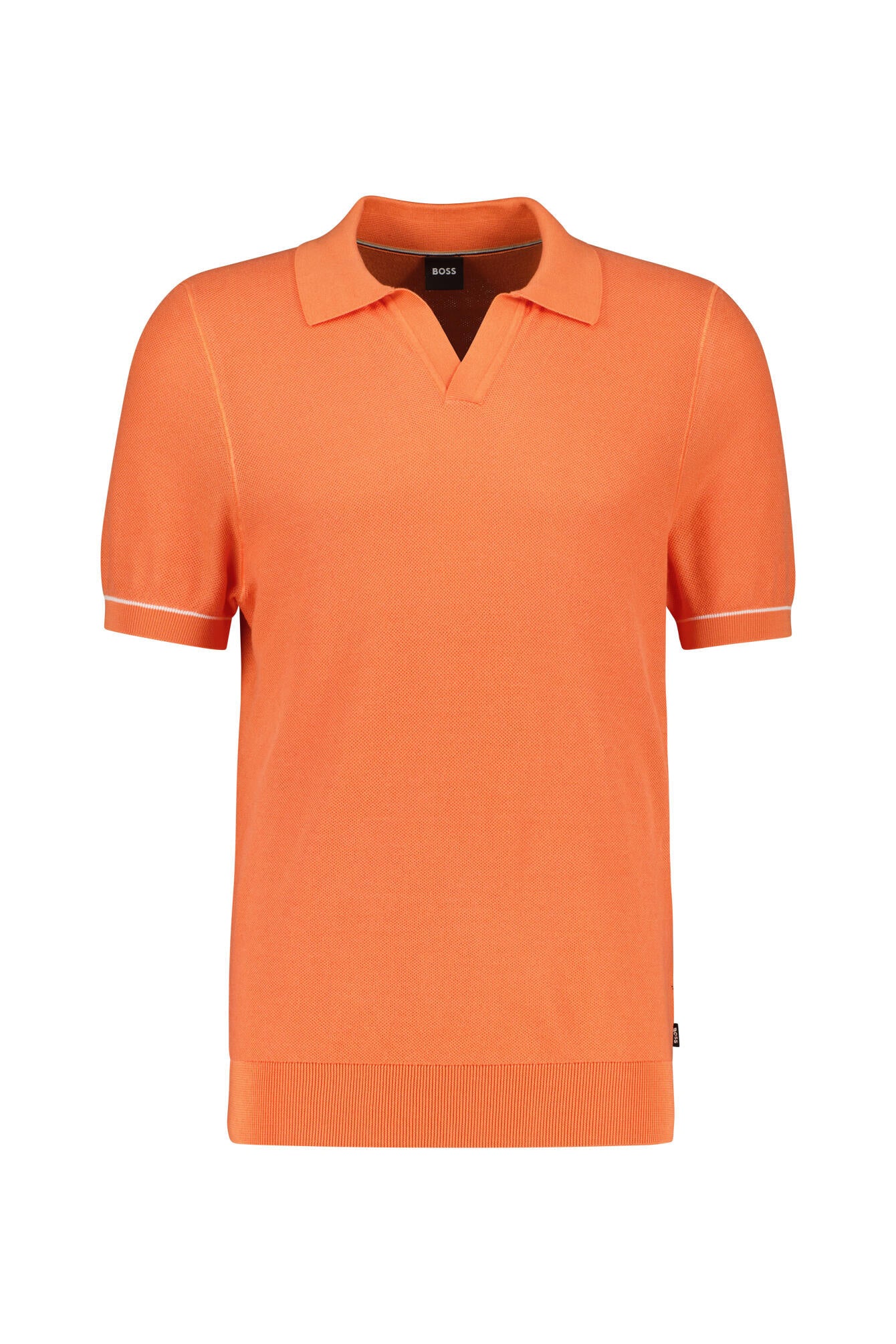 Poloshirt aus Baumwollmix - 823-Bright Orange - Orange