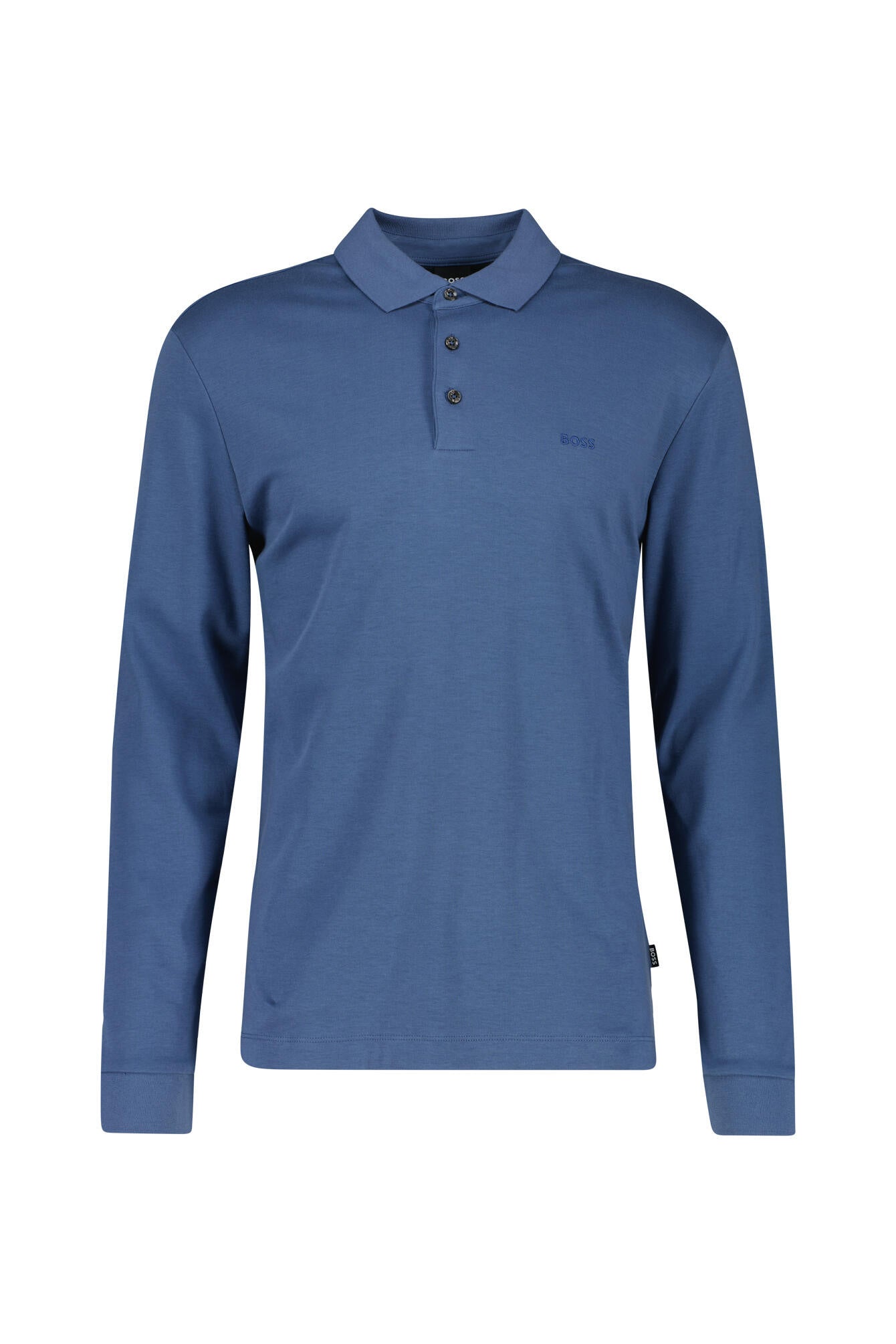 Langarmshirt - 425-Medium Blue - Blau
