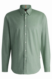 Hemd Regular Fit - 343-Open Green - Grün
