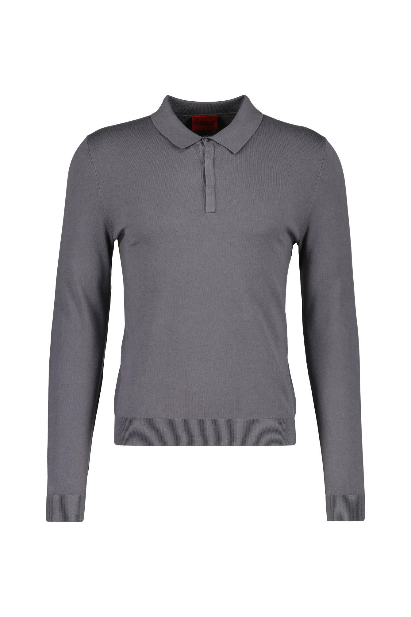 Langarmshirt aus Viskosemix - 086-Open Grey - Grau