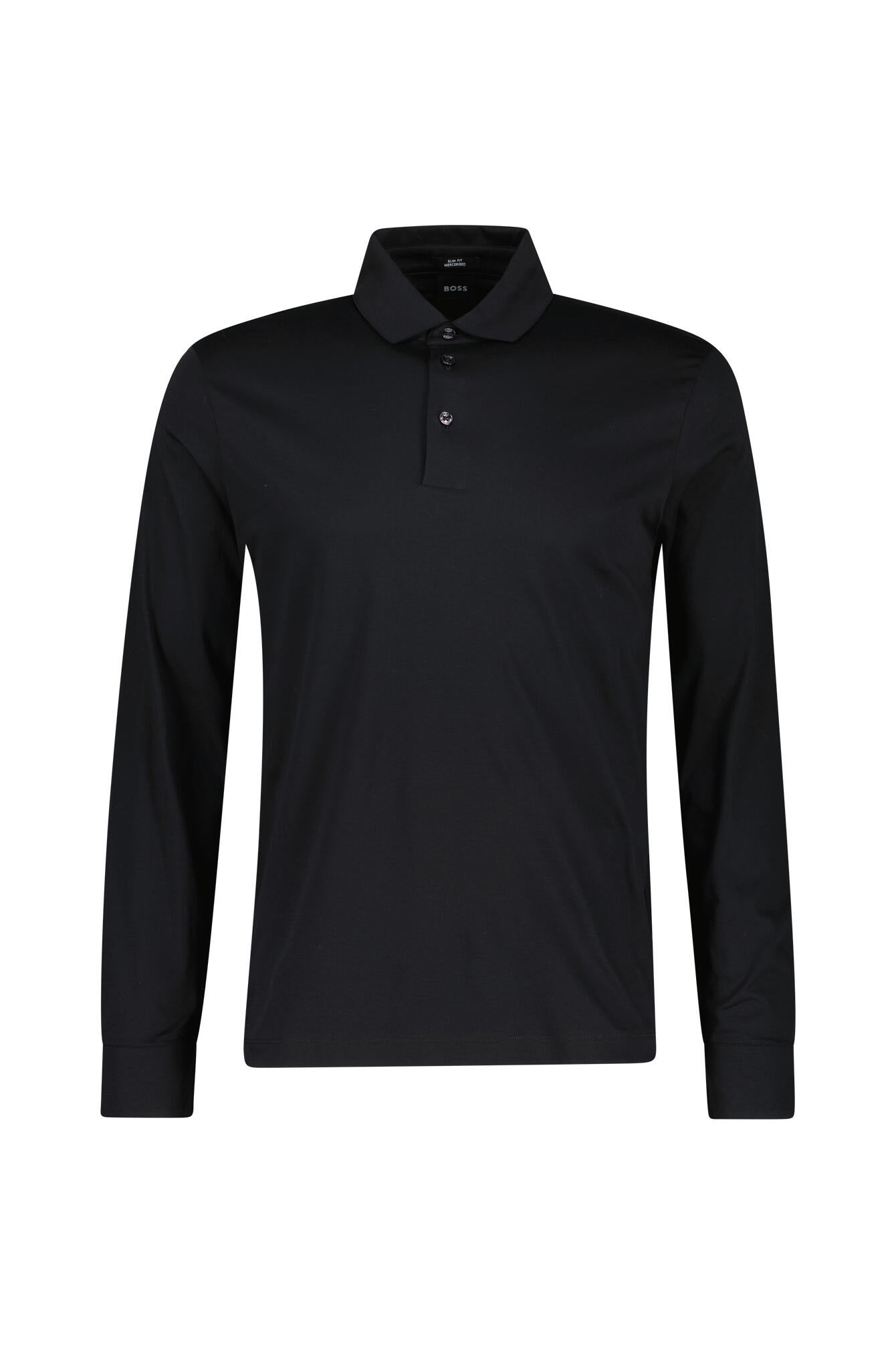 Poloshirt aus Baumwolle - 001-Black - Schwarz