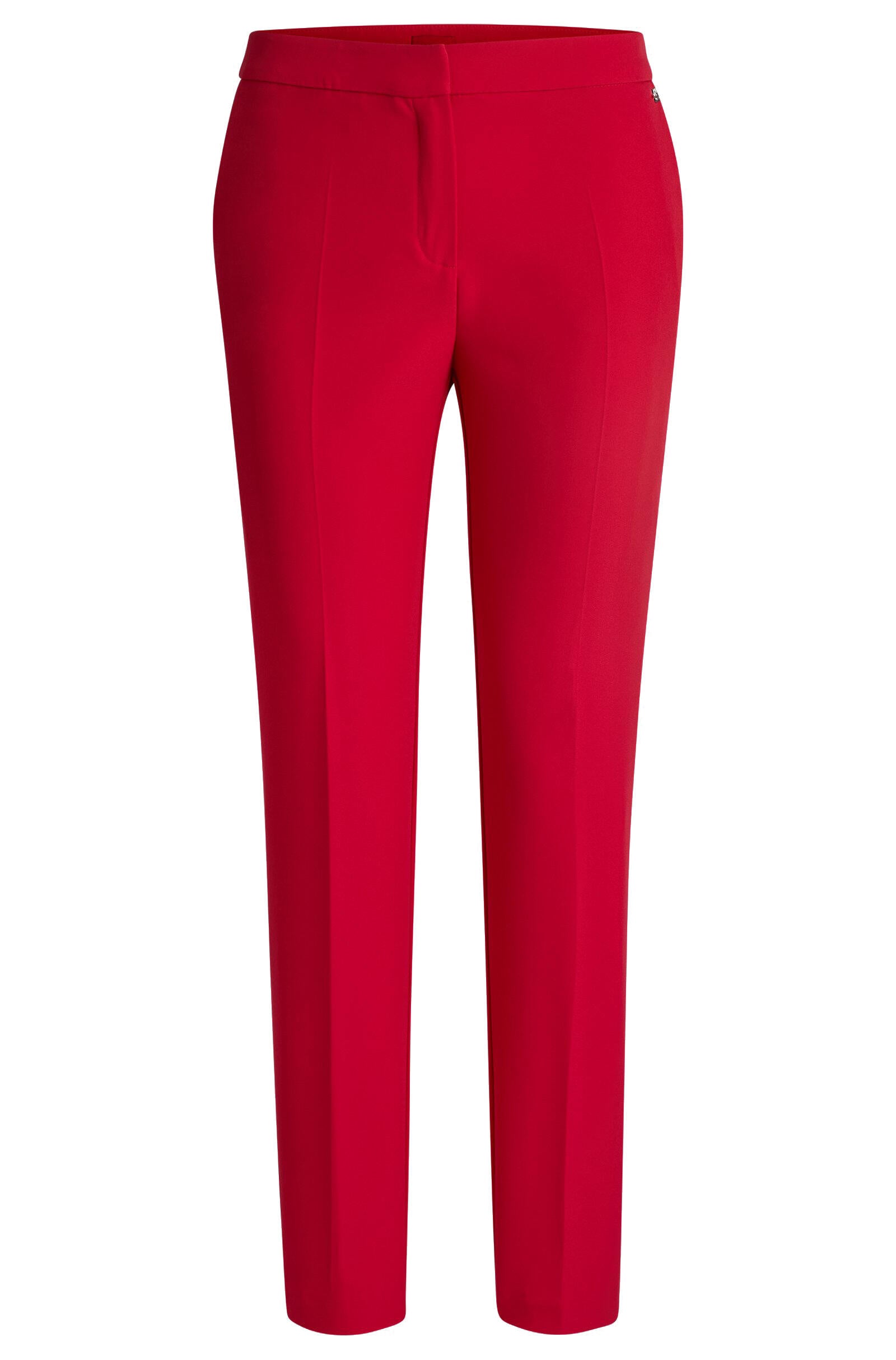 Businesshose Slim Fit - 610-Medium Red - Rot