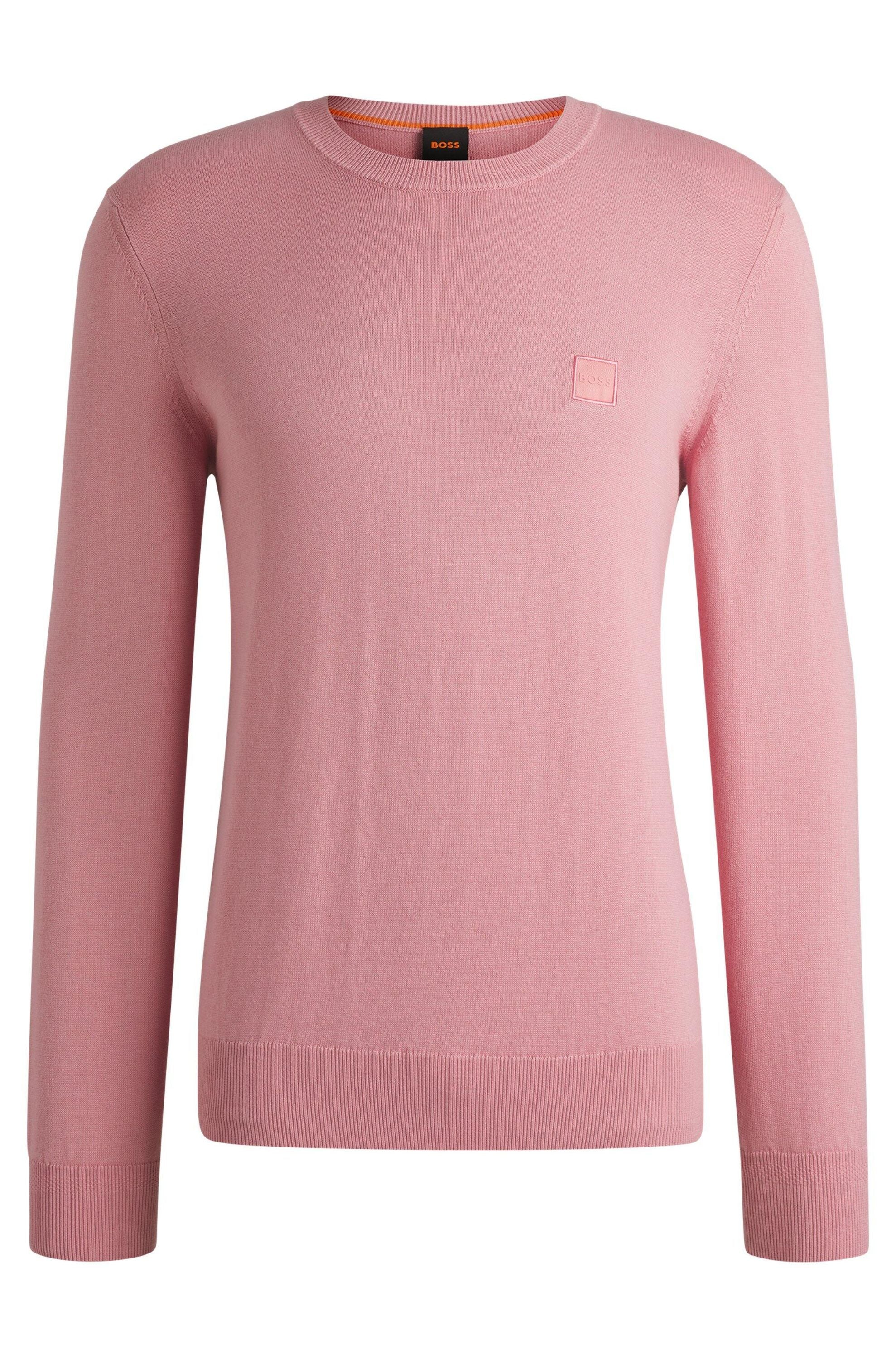 Sweatshirt aus Baumwolle - 694-Open Pink - Rosa