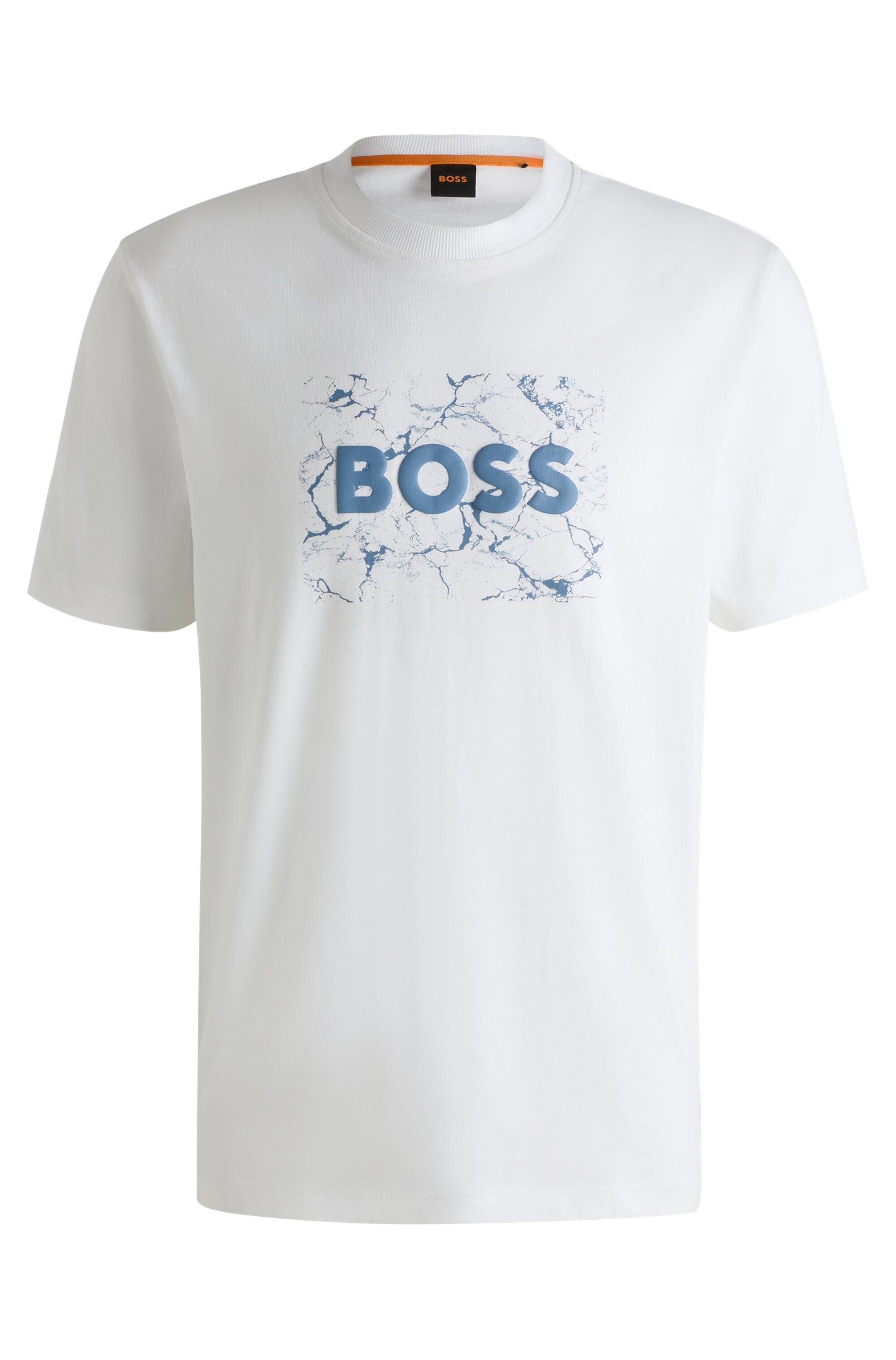 T-Shirt aus Baumwolle - 100-White - Weiß